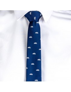 CORBATA SIN NUDO DE PALA ESTRECHA