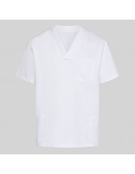 CONJUNTO UNISEX BLUSA CUELLO PICO /PANTALON GOMA ENTERA