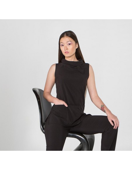 BLUSA MUJER CUELLO VUELTO