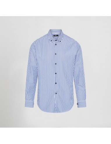 CAMISA HOMBRE RAYAS BICOLOR SLIM FIT ALESSANDRO