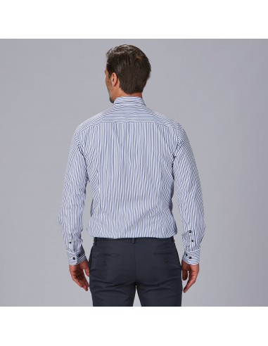 CAMISA HOMBRE RAYAS BICOLOR SLIM FIT ALESSANDRO