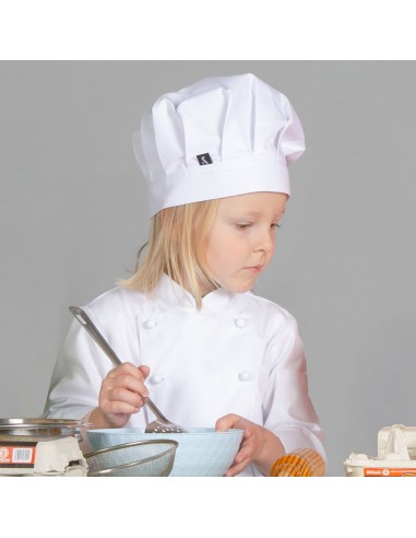 GORRO GRAN CHEF INFANTIL BLANCO