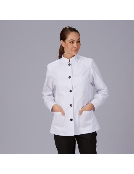 BLUSA MUJER CUELLO MAO M/LARGA