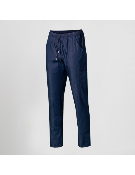 PANTALON UNISEX CON CORDON TEJANO ZAFIRO