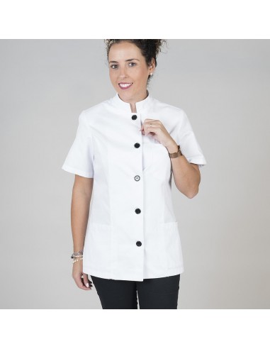 BLUSA MUJER CUELLO MAO M/CORTA