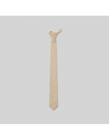 CORBATA CON NUDO DE PALA ESTRECHA