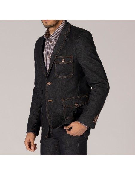 AMERICANA HOMBRE 2 BOTONES SLIM FIT TRENDER