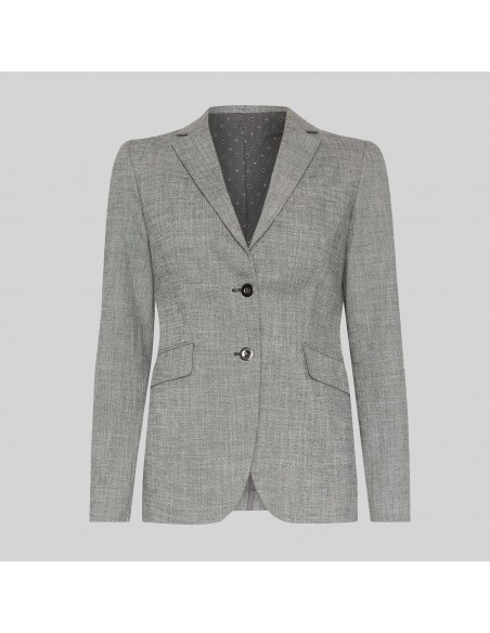AMERICANA MUJER 2 BOTONES CHEVIOT