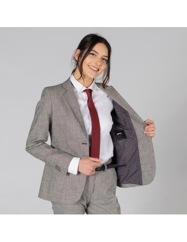 AMERICANA MUJER 2 BOTONES CHEVIOT