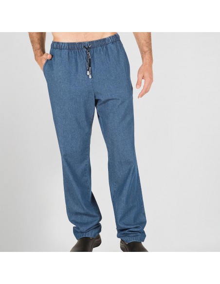 PANTALON GOMA+CORDON TEJANO LAVADO
