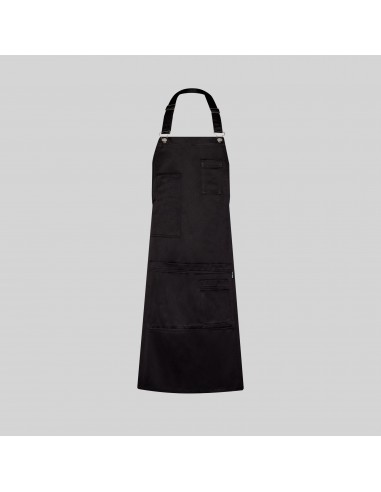 DELANTAL CON PETO SATINADO 80X68 CM