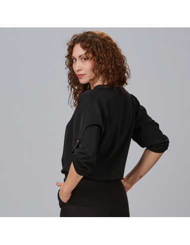 BLUSA MUJER MANGA ROLL UP MICAELA