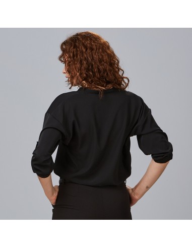 BLUSA MUJER MANGA ROLL UP MICAELA