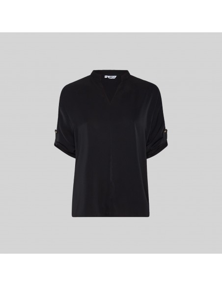 BLUSA MUJER MANGA ROLL UP MICAELA