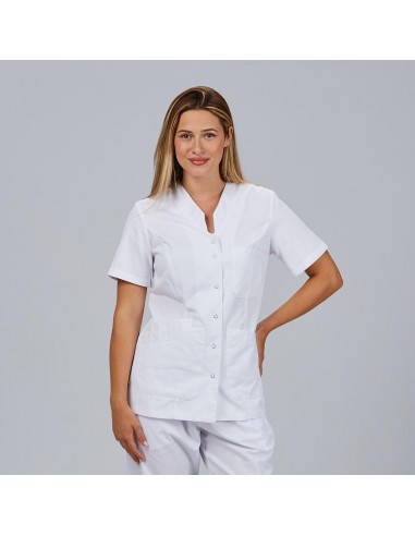 BATA MUJER OPORTO CORCHETES BLANCA