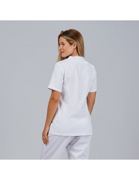 BATA MUJER OPORTO CORCHETES BLANCA