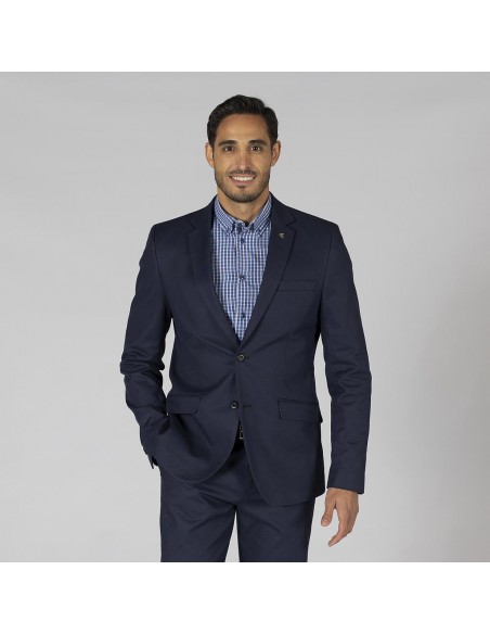 AMERICANA HOMBRE 2 BOTONES SLIM FIT MEETING