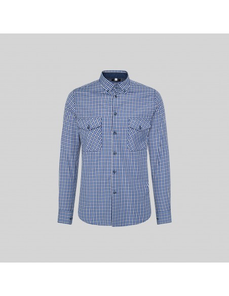 CAMISA HOMBRE SLIM FIT CUADROS FAUSTO