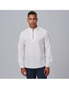 CAMISA HOMBRE DANTE SLIM FIT FALSO LINO