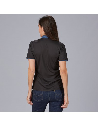 POLO MUJER CUELLO CAMISERO TEJANO