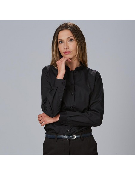 CAMISA MUJER M/L C/MAO ELASTAN