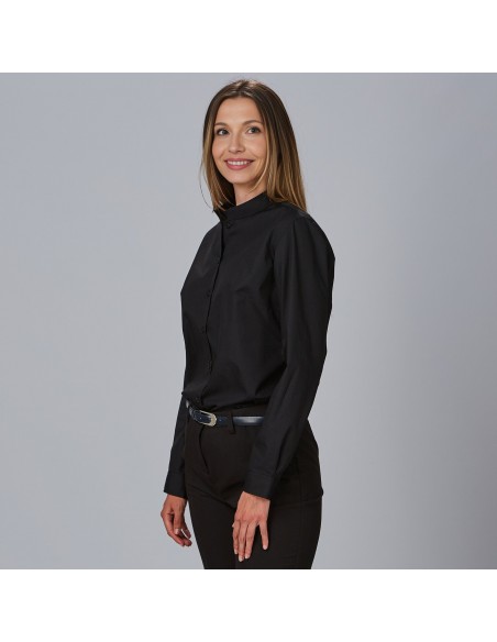 CAMISA MUJER M/L C/MAO ELASTAN