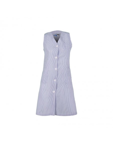 MUJER C/PICO S/MANGA VICHY