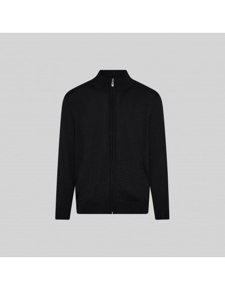 CARDIGAN HOMBRE PUNTO FINO CON CREMALLERA