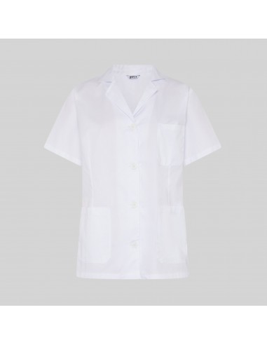 BATA MUJER CORTA BLANCA M/C
