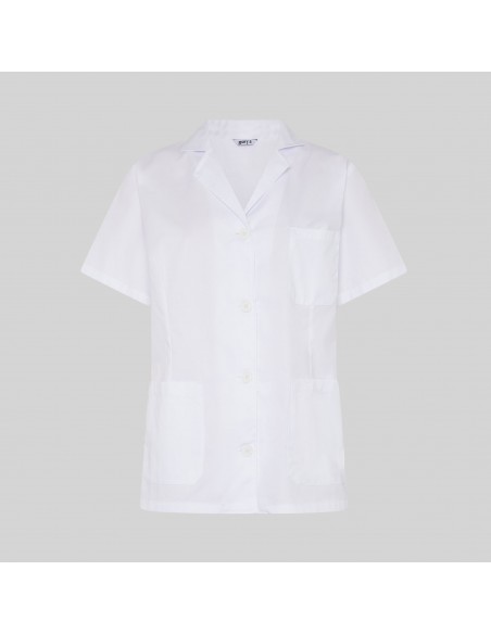 BATA MUJER CORTA BLANCA M/C