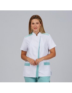 BLUSA MUJER ABIERTA CUELLO MAO M/C JUDIT