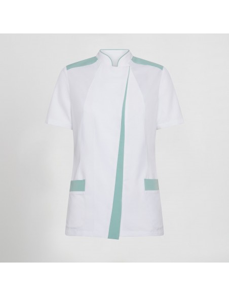 BLUSA MUJER ABIERTA CUELLO MAO M/C JUDIT