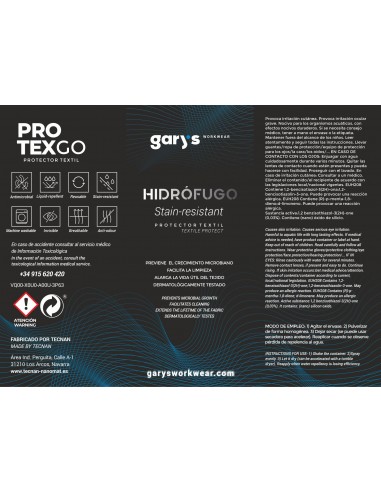 PROTECTOR TEXTIL HIDROFUGO