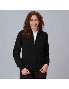 CARDIGAN MUJER PUNTO GRUESO CON CREMALLERA