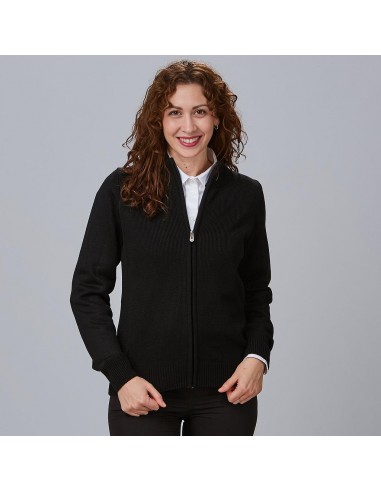 CARDIGAN MUJER PUNTO GRUESO CON CREMALLERA