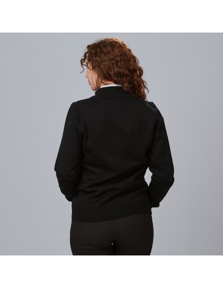 CARDIGAN MUJER PUNTO GRUESO CON CREMALLERA