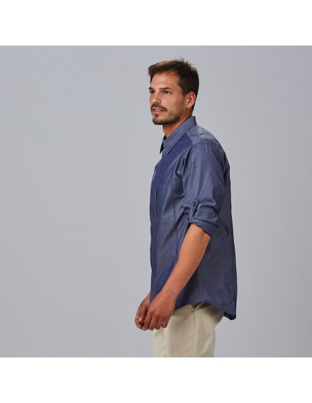 CAMISA HOMBRE CREMALLERAS SLIM FIT FABIO