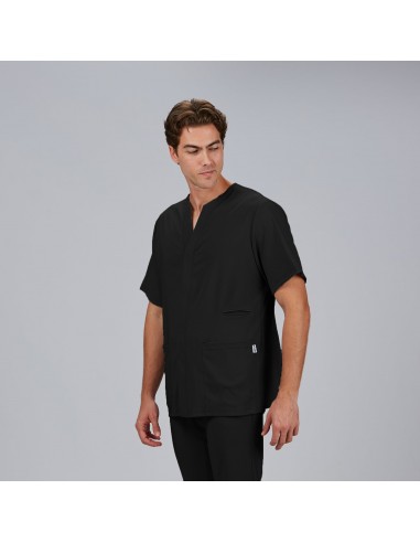 BLUSA HOMBRE ABIERTA CUELLO PICO M/C ALONSO