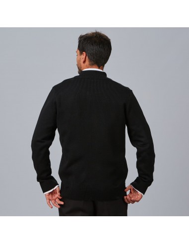 CARDIGAN HOMBRE PUNTO GRUESO CON CREMALLERA