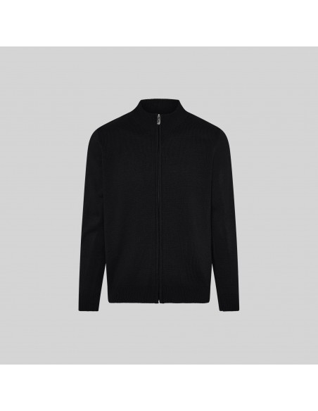 CARDIGAN HOMBRE PUNTO GRUESO CON CREMALLERA