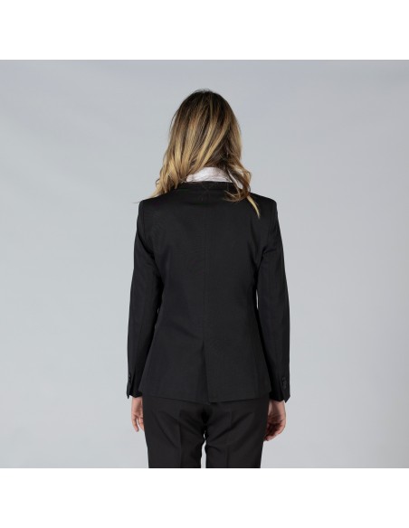 AMERICANA MUJER 1 BOTON SOLAPA INVERTIDA TRIVIAL