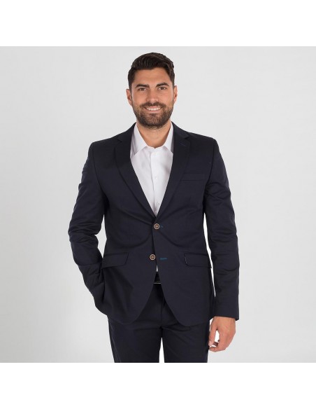 AMERICANA HOMBRE 2 BOTONES SLIM FIT COLD