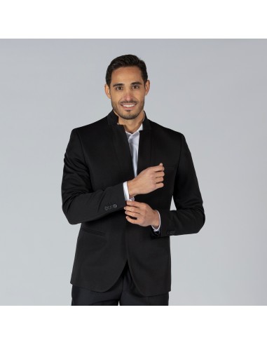 AMERICANA HOMBRE 1 BOTON SOLAPA INVERTIDA SLIM FIT TRIVIAL