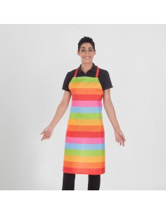 DELANTAL PETO BOLSILLO ESTAMPADO