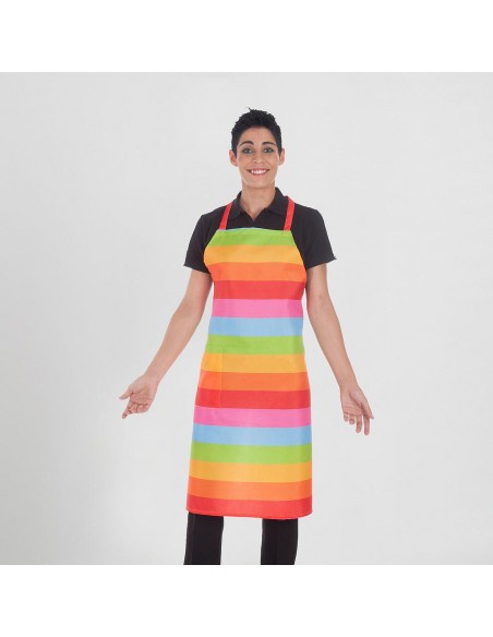 DELANTAL PETO BOLSILLO ESTAMPADO