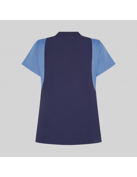 BLUSA MUJER BOTON OCULTO M/C CARMINA