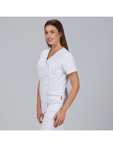 BLUSA MUJER BOTON PRESION M/C AINA