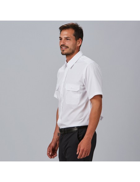 CAMISA UNISEX CHARRETERAS M/C ELASTAN CAMISA UNISEX CHARRETERAS M/C ELASTAN