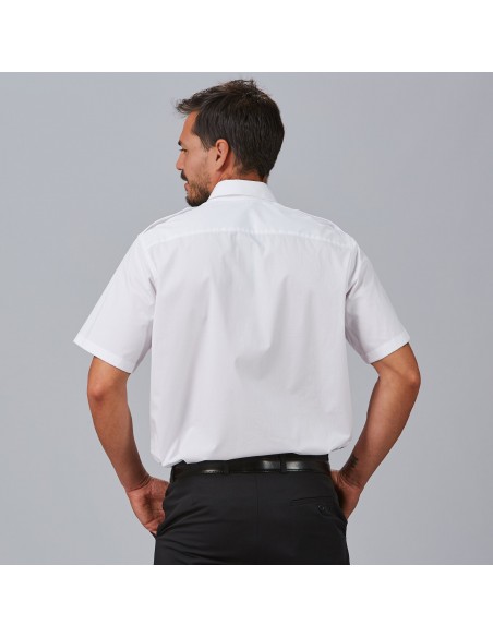 CAMISA UNISEX CHARRETERAS M/C ELASTAN CAMISA UNISEX CHARRETERAS M/C ELASTAN