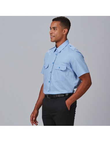 CAMISA UNISEX CHARRETERAS M/C ELASTAN